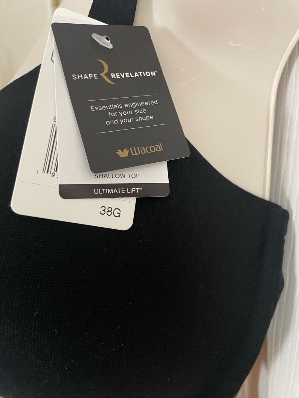 Wacoal Ultimate Lift Shallow Top 38G Black - Picture 2 of 4